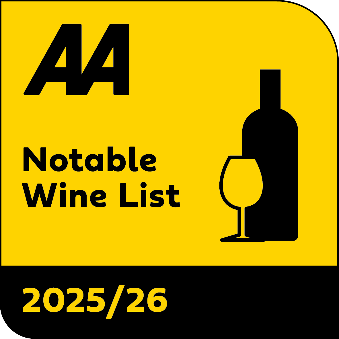 AA Award - Notable Wine
