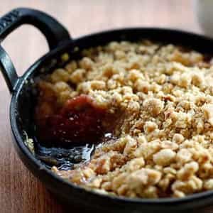 Warming crumble