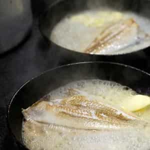 Delicious fish dishes in progress