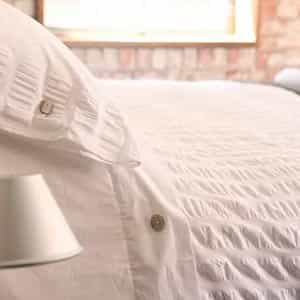 Two | Crisp white linen for a good night's sleep