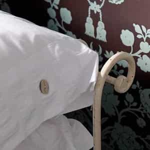Traditional iron bed