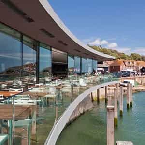 Make the most of fantastic weather by eating on the terrace