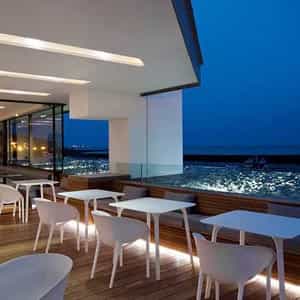Views at night from Rocksalt Bar