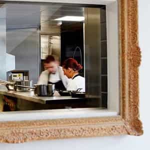 Take a peek into the kitchen...